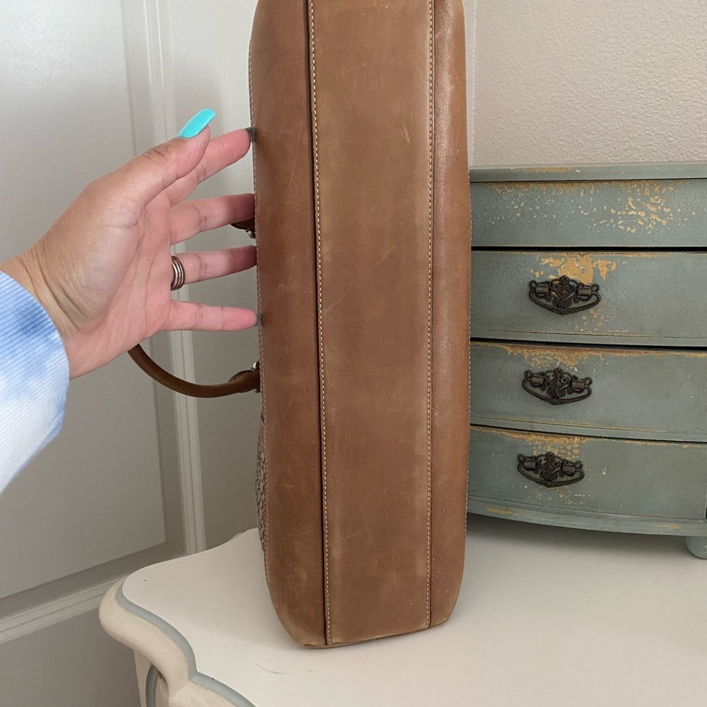Vintage Coach Signature briefcase - Picture 5 of 6